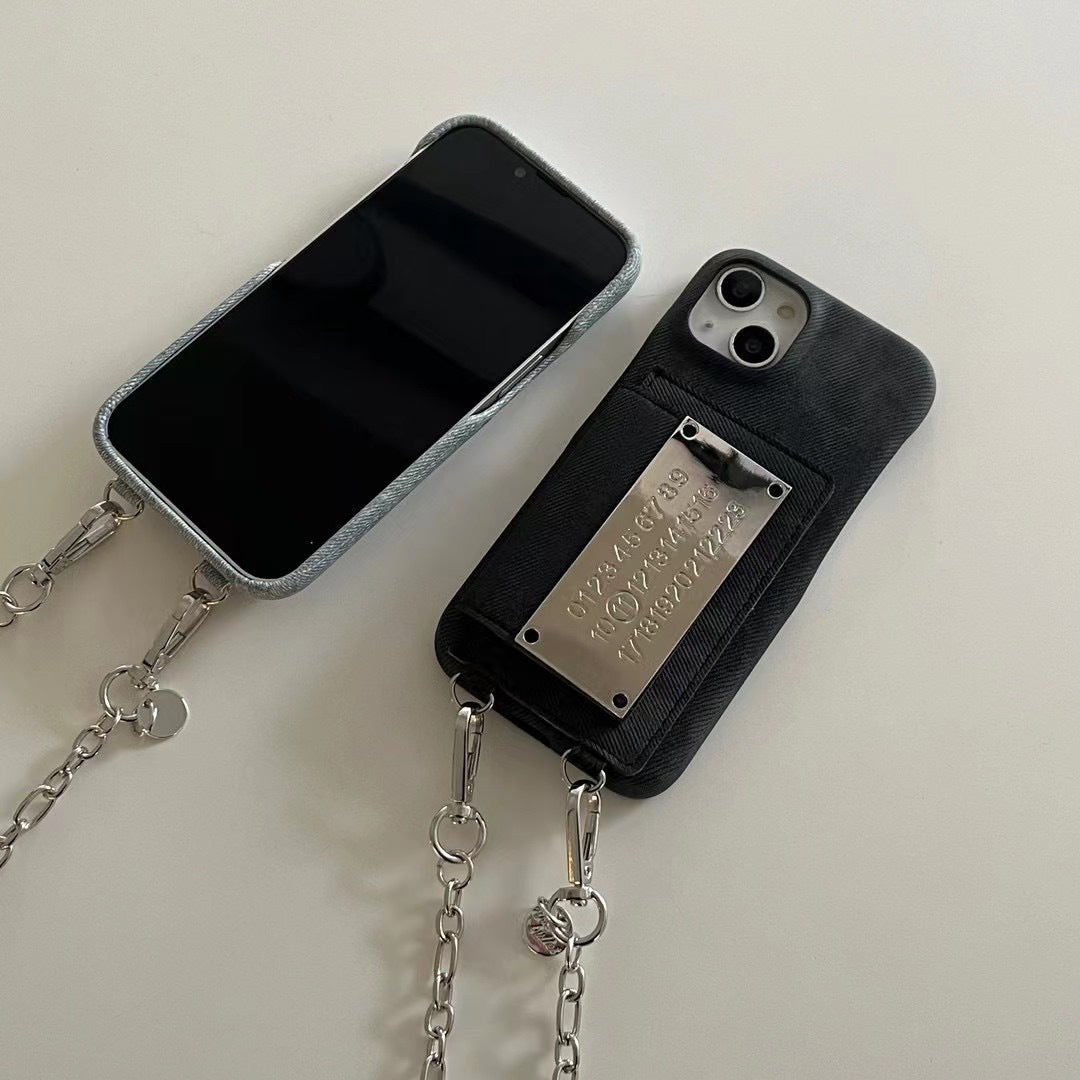 Diagonal Card Holder Phone Case