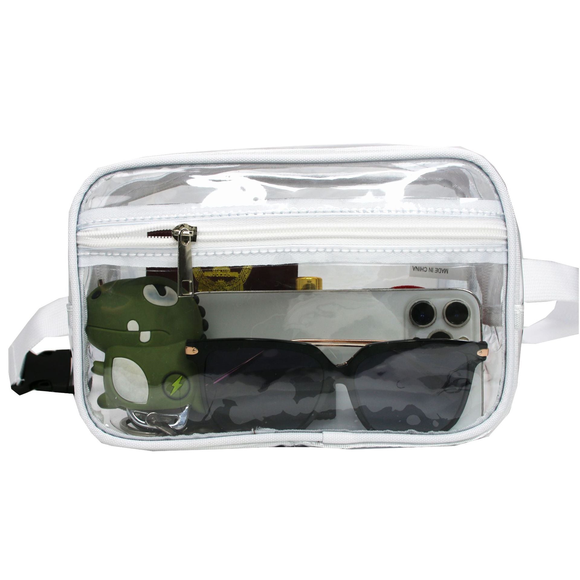 Diagonal PVC Toiletry Storage Bag