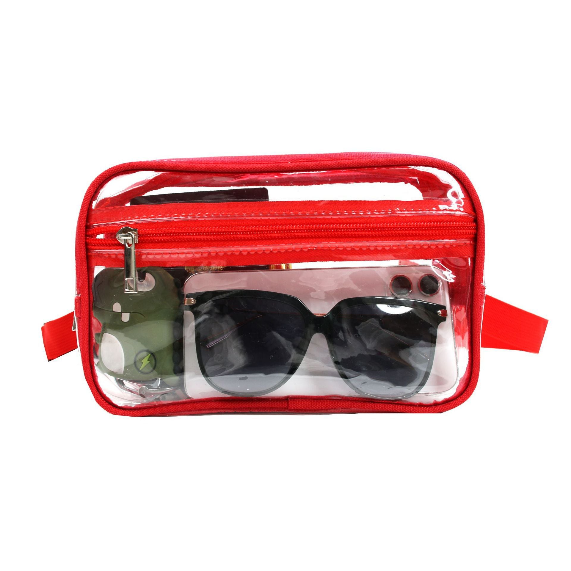 Diagonal PVC Toiletry Storage Bag