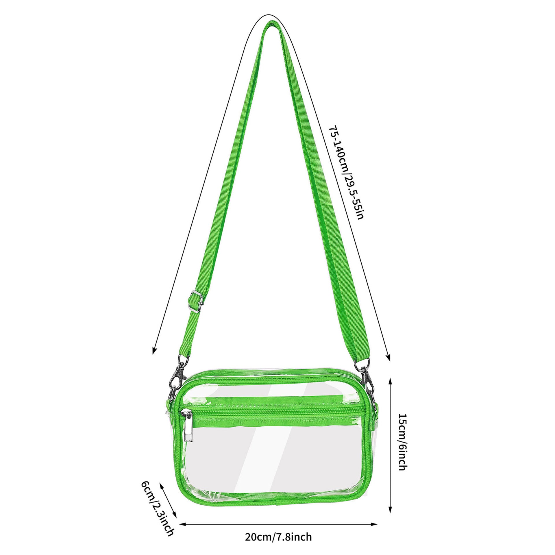 Diagonal PVC Toiletry Storage Bag