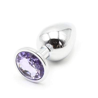 Diamond Anal Plug Metal Adult Toy