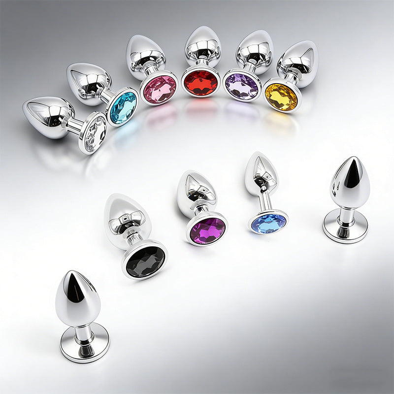 Diamond Anal Plug Metal Adult Toy
