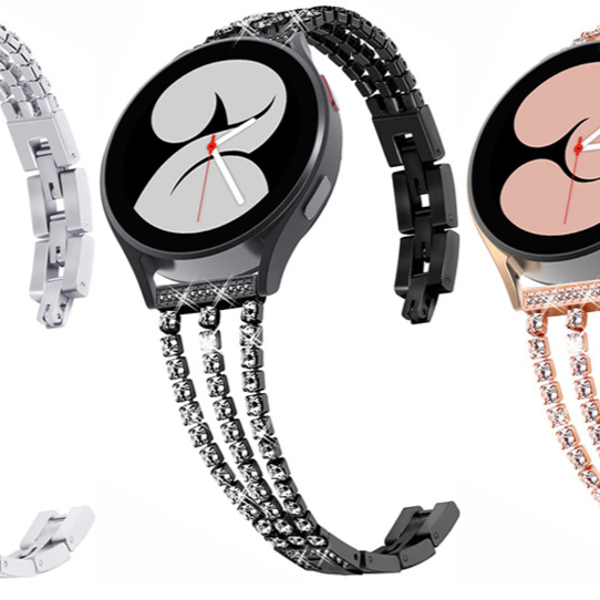 Diamond Chain Metal Watch Strap for Smartwatches