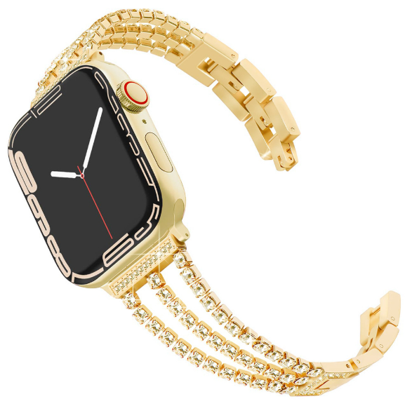 Diamond Chain Metal Watch Strap for Smartwatches