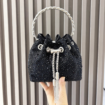 Diamond Crystal Bucket Bag