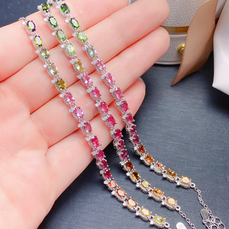 Diamond-encrusted bracelet for women