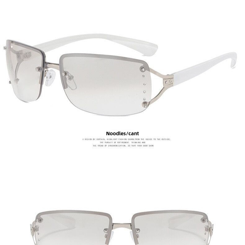 Diamond Encrusted Vintage Square Sunglasses