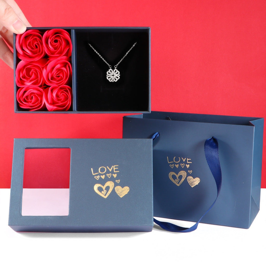 Diamond Four-Leaf Clover Necklace