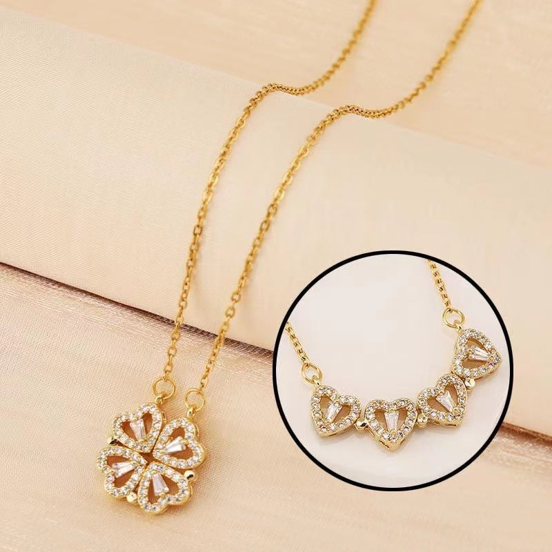 Diamond Four-Leaf Clover Necklace