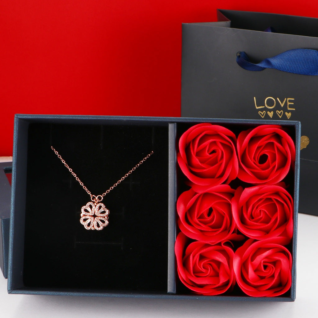 Diamond Four-Leaf Clover Necklace