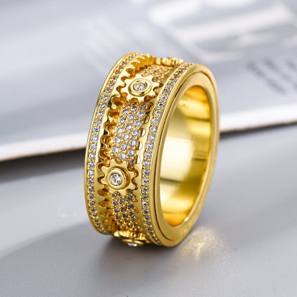 Diamond Gear Ring