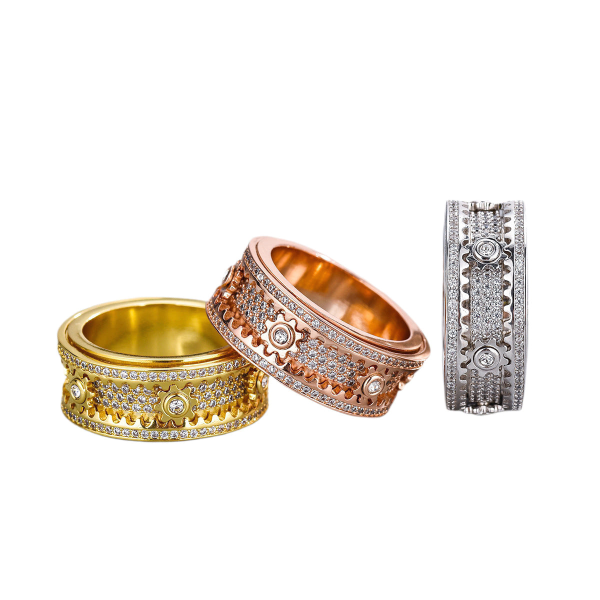 Diamond Gear Ring