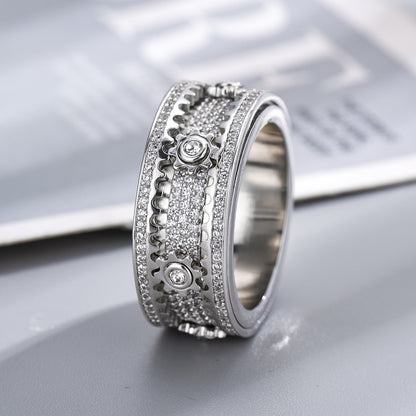 Diamond Gear Ring