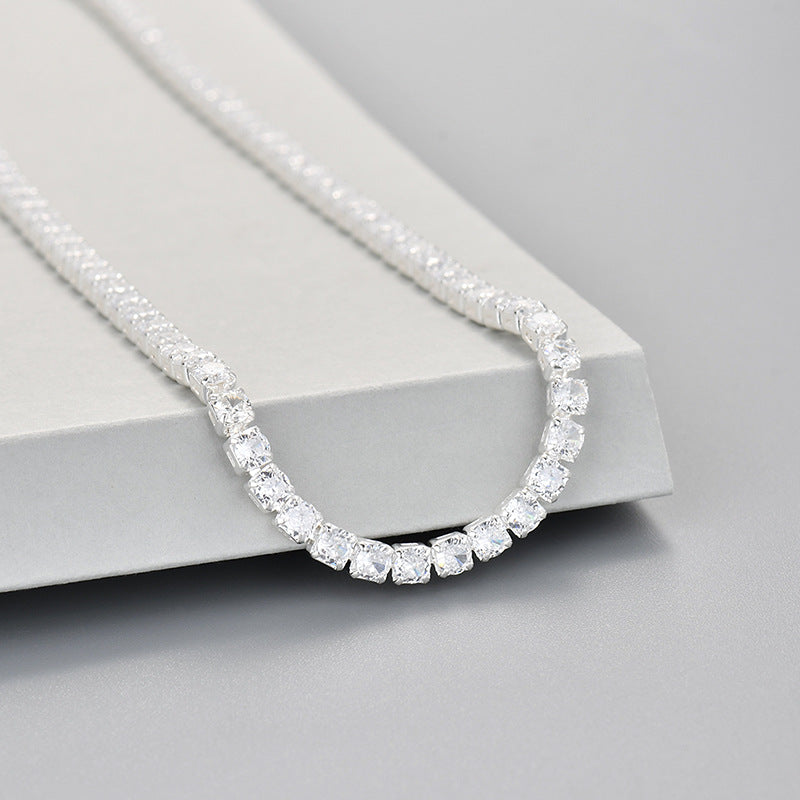 Diamond Geometric Necklace