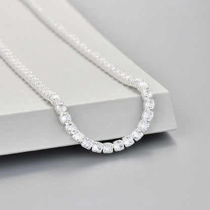 Diamond Geometric Necklace