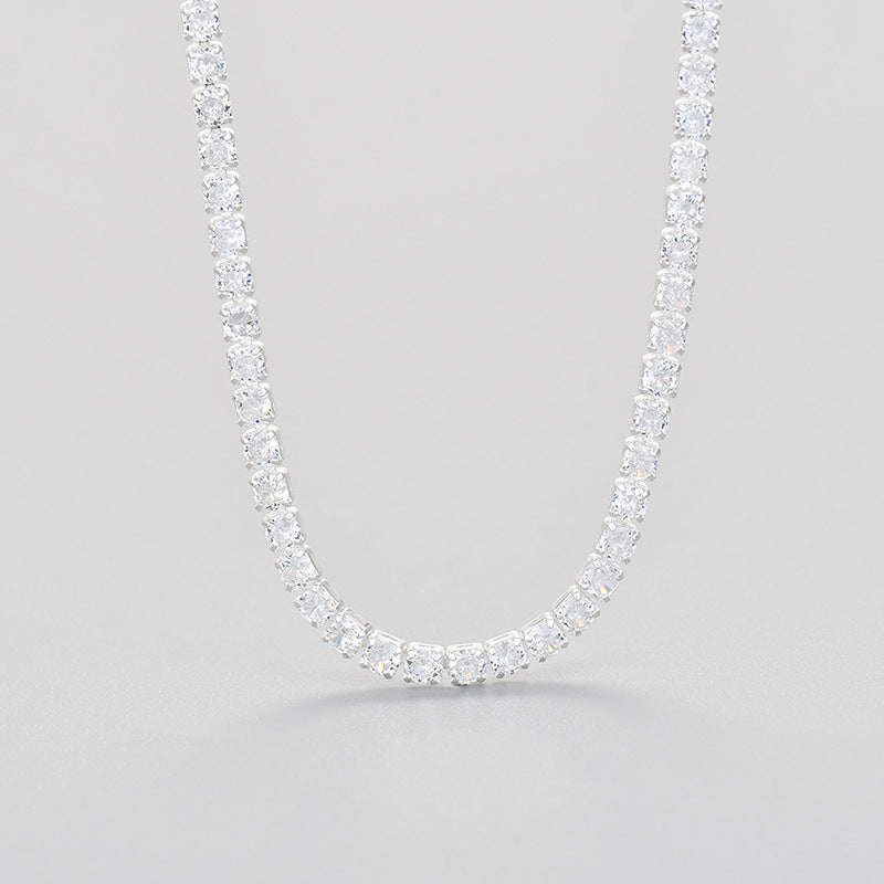 Diamond Geometric Necklace