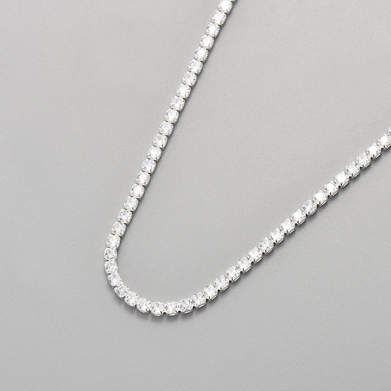 Diamond Geometric Necklace