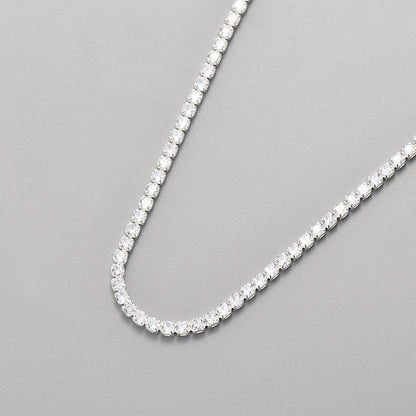 Diamond Geometric Necklace