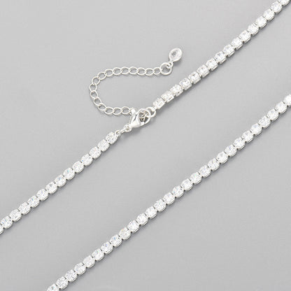 Diamond Geometric Necklace