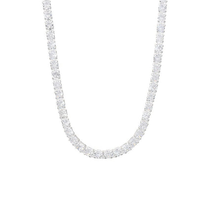 Diamond Geometric Necklace