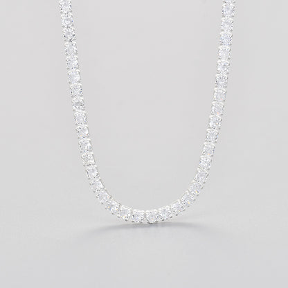 Diamond Geometric Necklace