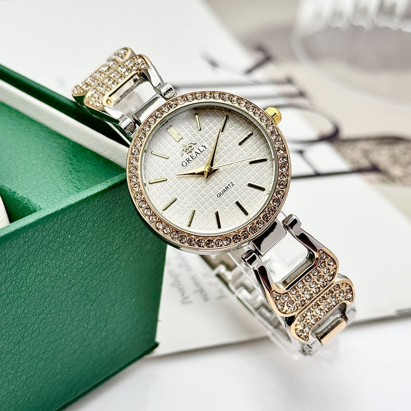 Diamond Horseshoe Buckle Quartz Women's Watch