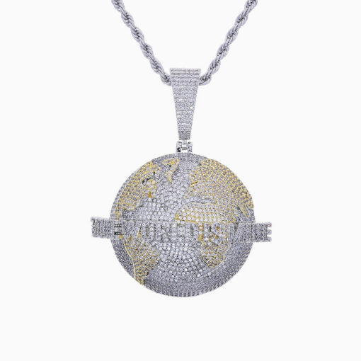 Diamond Letter Pendant Hip-Hop Necklace