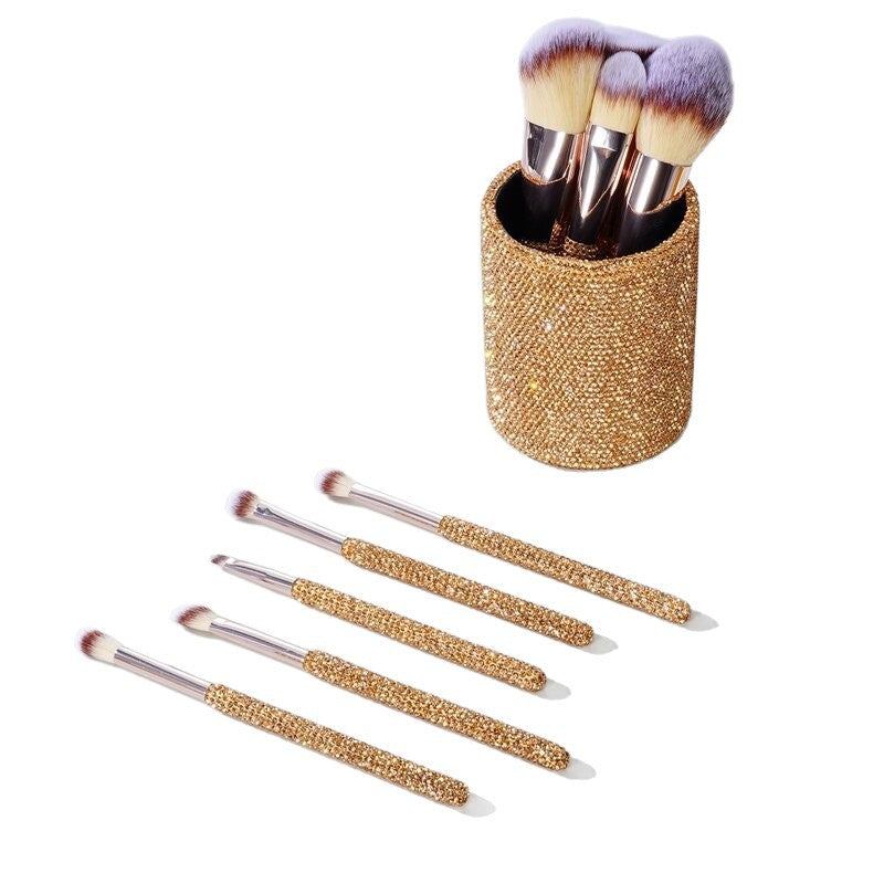 Diamond Makeup Brush Set 9 Piece