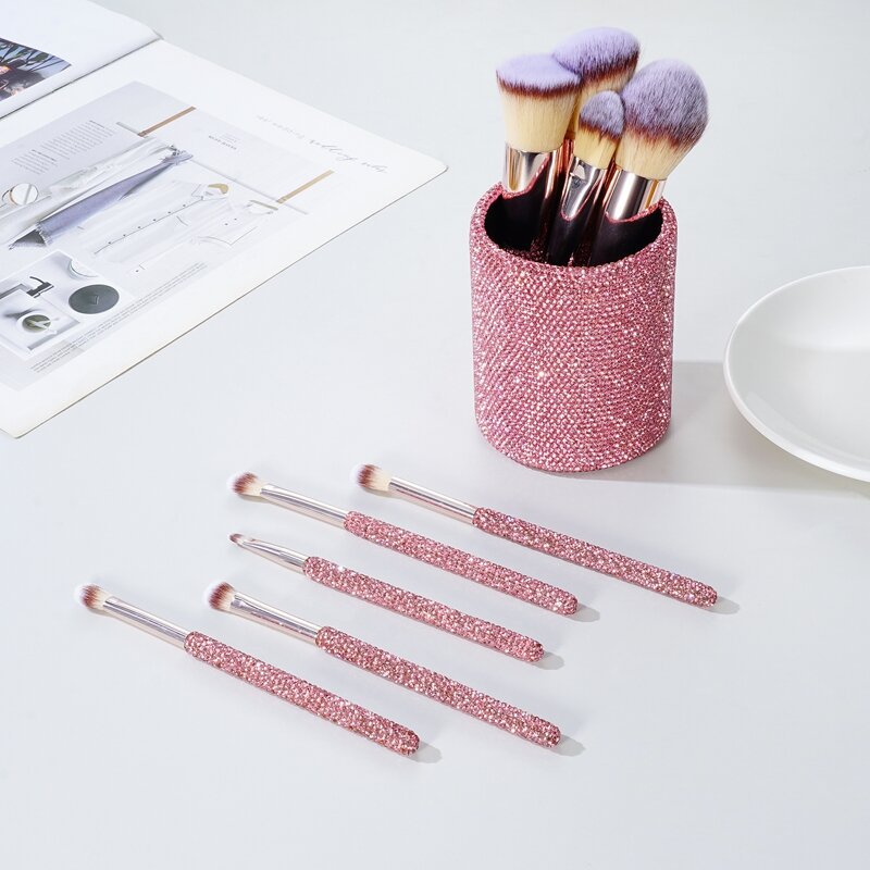 Diamond Makeup Brush Set 9 Piece