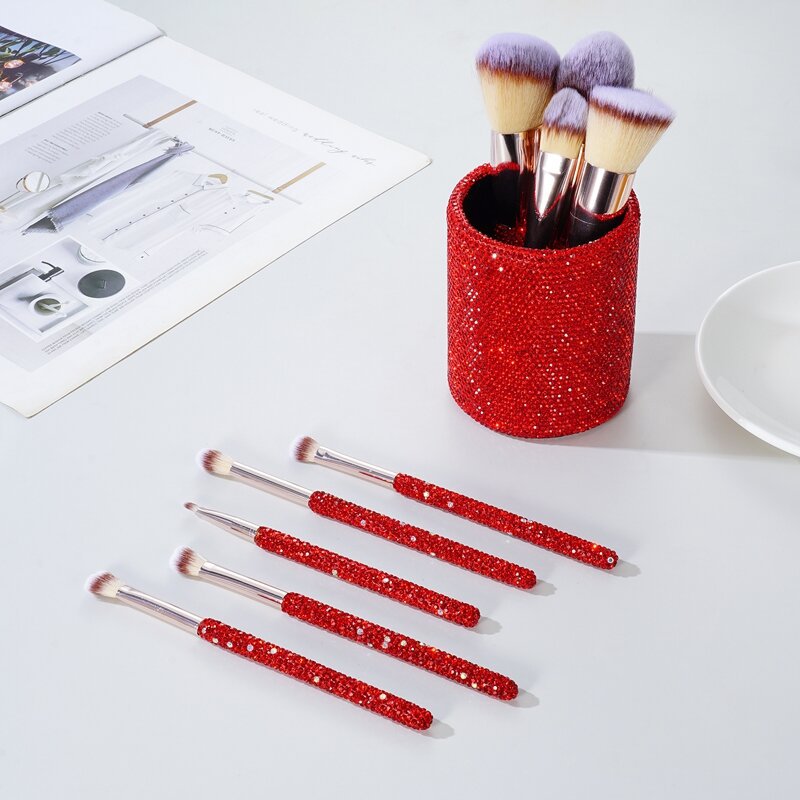 Diamond Makeup Brush Set 9 Piece
