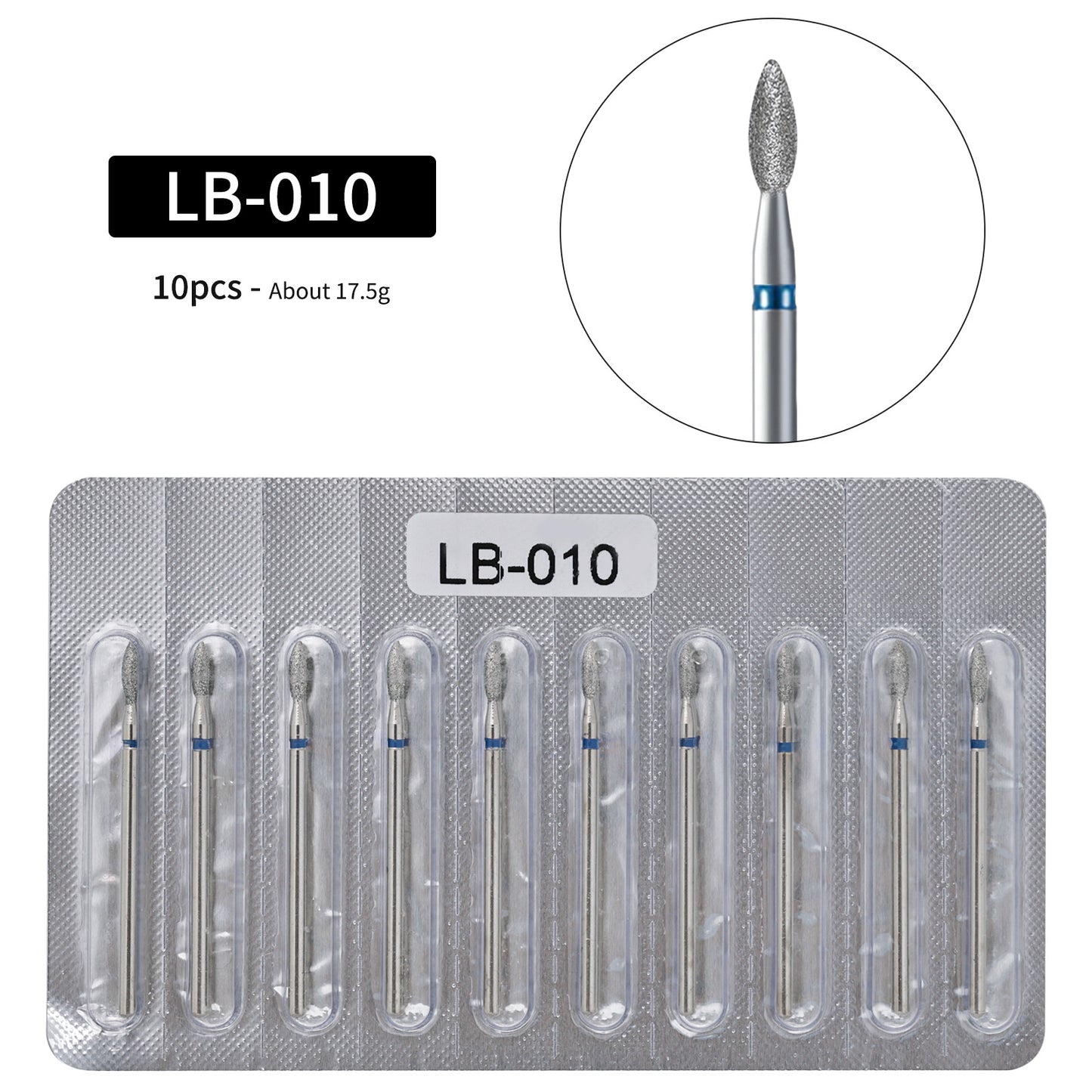 Diamond Nail Grinding Heads Set