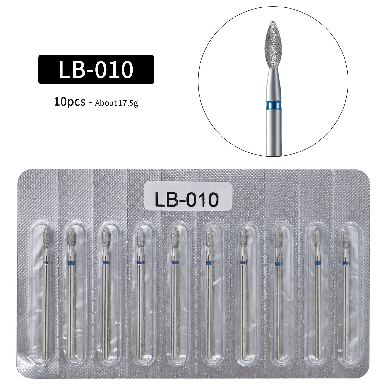 Diamond Nail Grinding Heads Set