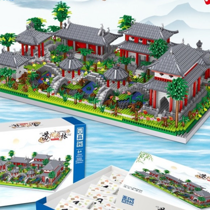 Diamond Particles Architectural Building Blocks Set