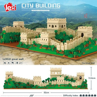 Diamond Particles Architectural Building Blocks Set