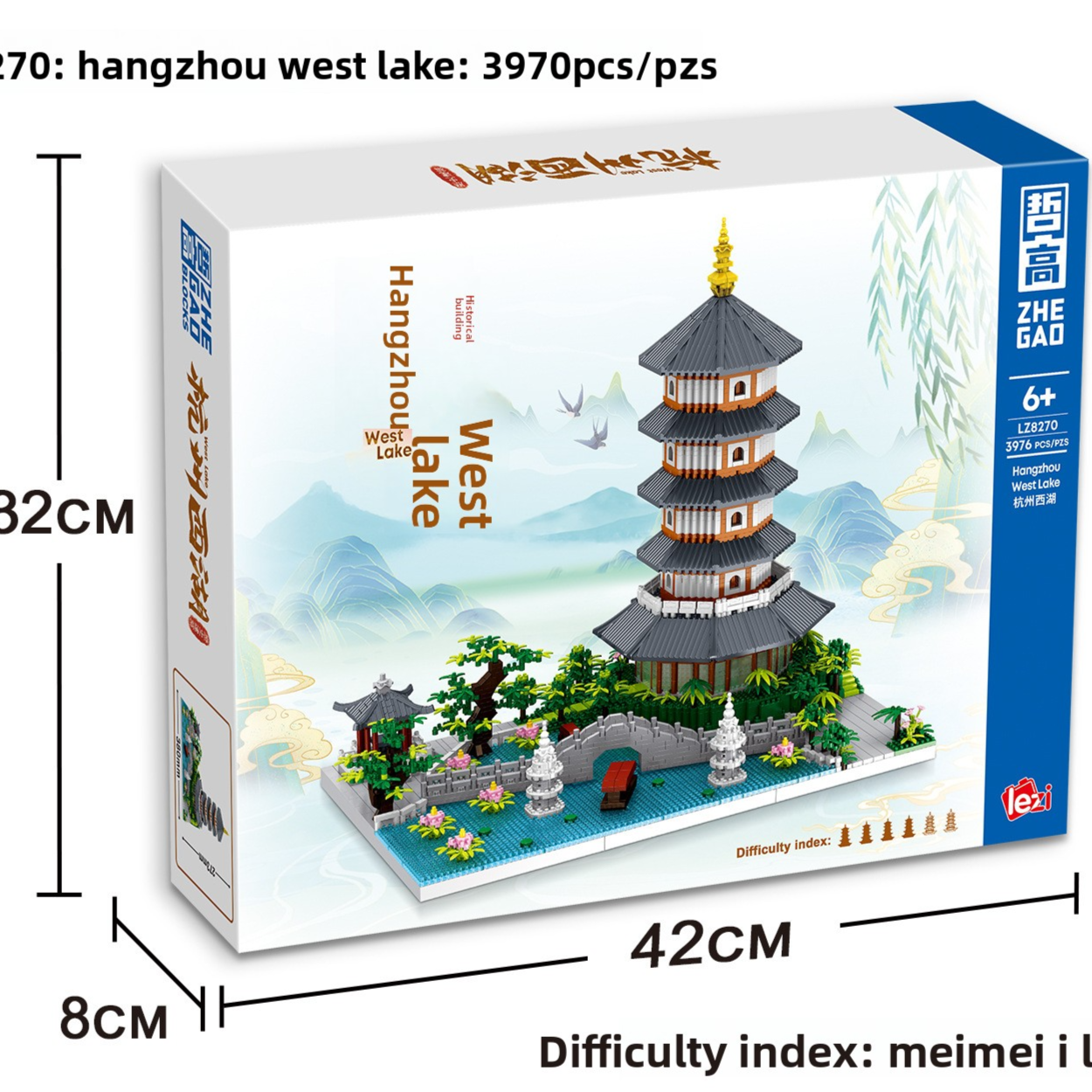 Diamond Particles Architectural Building Blocks Set