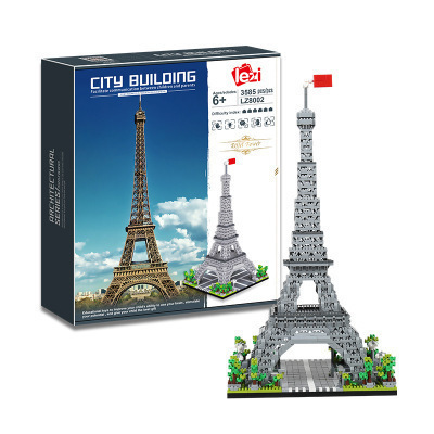 Diamond Particles Architectural Building Blocks Set