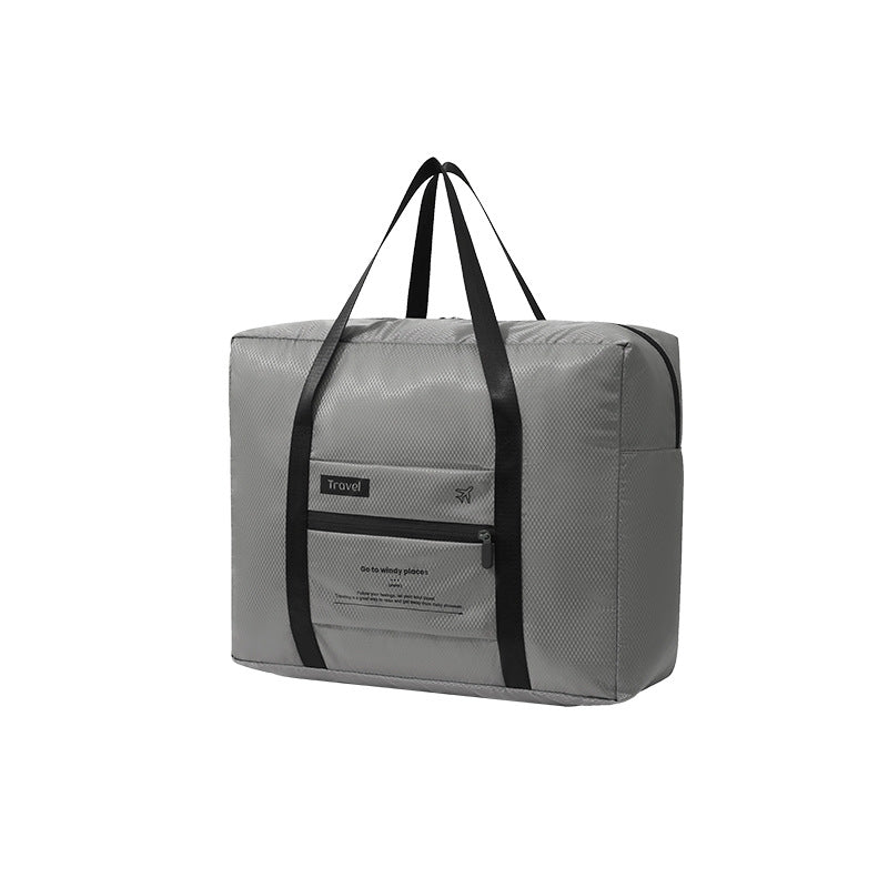 Diamond Pattern Foldable Travel Duffel Bag