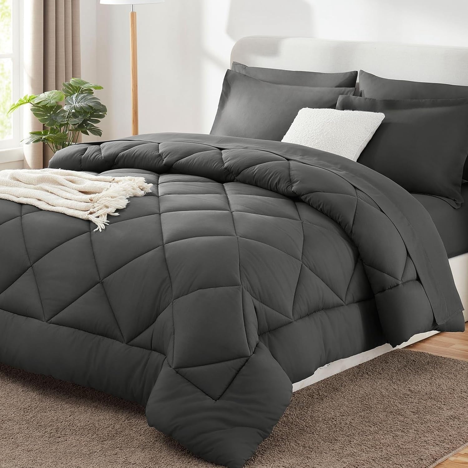 Diamond Quilt Bedding Set