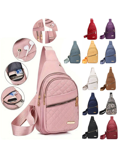 Diamond Quilted Crossbody Bag