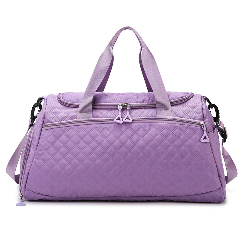 Diamond-shaped large-capacity fitness bag for exercise