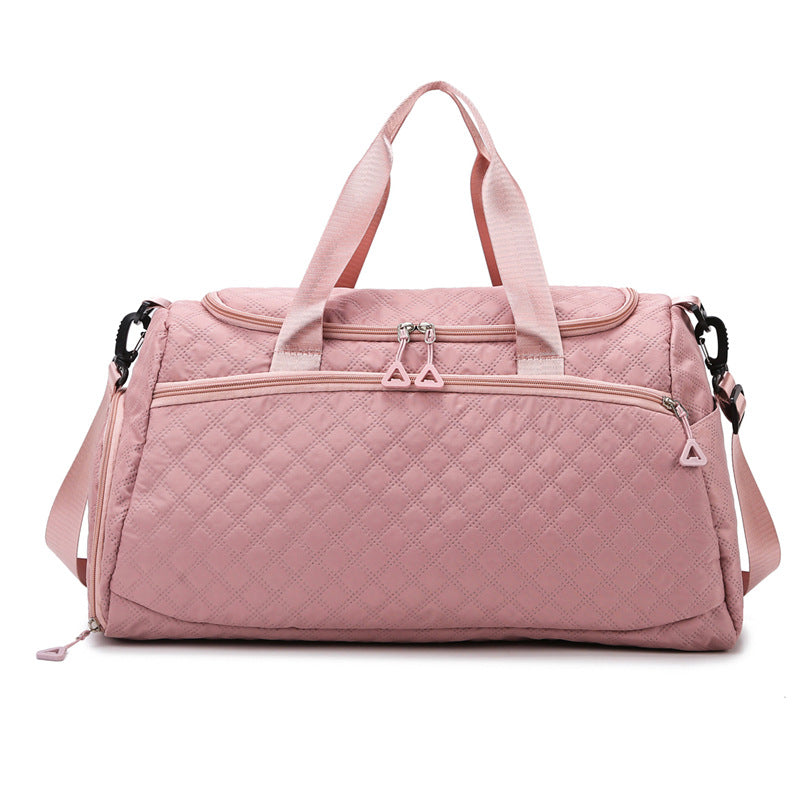 Diamond-shaped large-capacity fitness bag for exercise