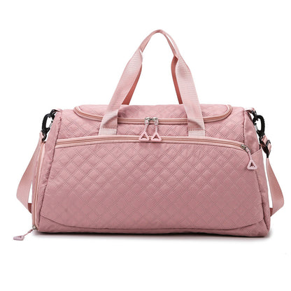 Diamond-shaped large-capacity fitness bag for exercise