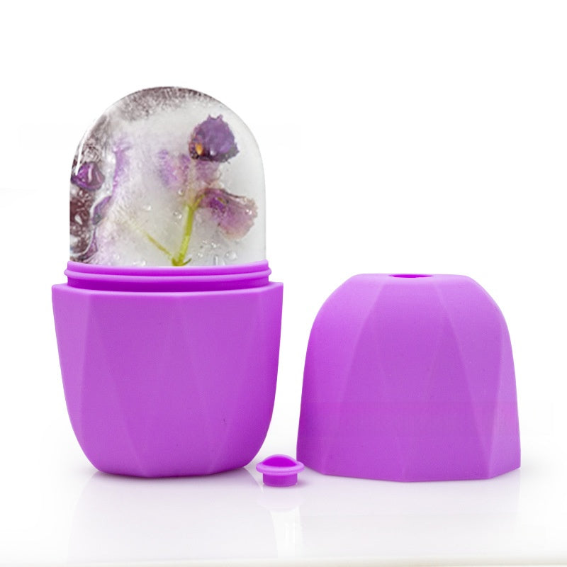 Diamond-shaped silicone ice mold