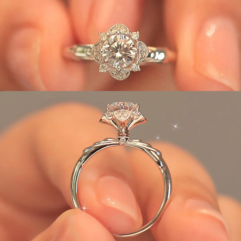 Diamond Simulant Ring