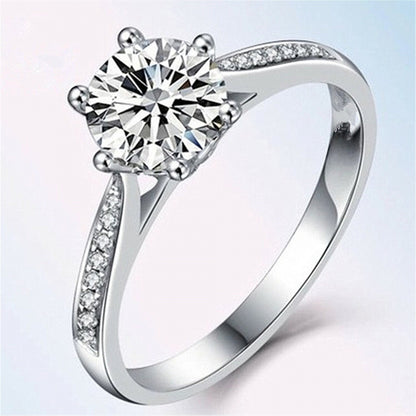 Diamond Simulant Ring