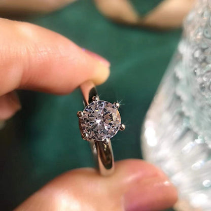 Diamond Simulant Ring