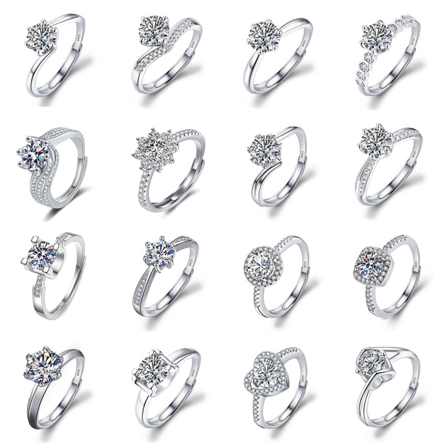 Diamond Simulant Ring