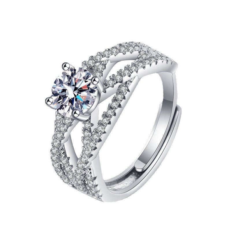 Diamond Simulant Ring