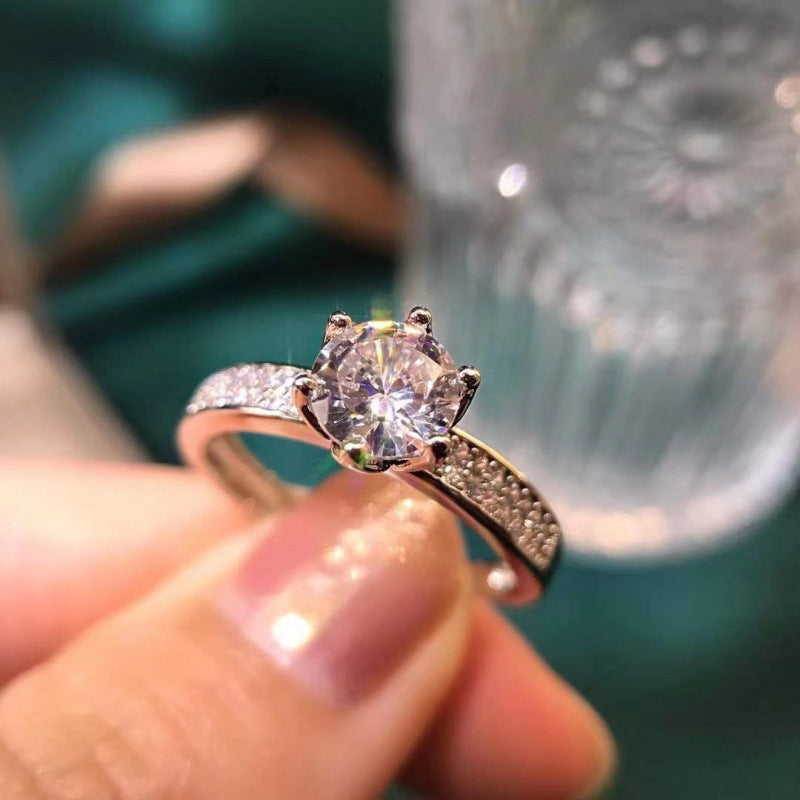 Diamond Simulant Ring