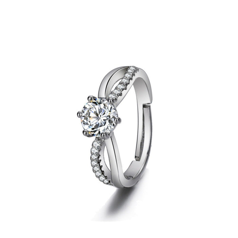 Diamond Simulant Ring